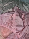 Shiny Nylon Vanity Fair Panties  6 M Briefs 2 Pair  Lace Insets  Pin-up