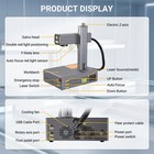    at Us   auto Focus 100w Jpt M7 Mopa Fiber Laser Marking Machine Electronic Z Axis