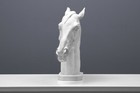 Horse Head Statue - Bust Sculpture Figurine Of A Thoroughbred Horse 11 5    29cm