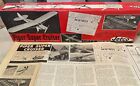 Antique Balsa Wood Model Airplane Kits  set Of 4 Unused Kits 