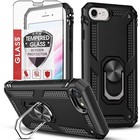 For Iphone Se Case  8 7 plus 6s se 2020 phone Cover Shockproof   Tempered Glass