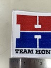 Vintage Racing  team Honda   Red White   Blue Embroidered Motorcycle Patch P108