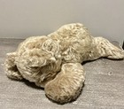Sweet Vintage 1950   s-60   s Steiff Zotty Mohair Sleeping Laying Teddy Bear Cub