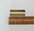 Dollhouse Door Kick Plates Gold Plated Brass 1 12 Scale Miniature Hardware