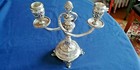 Antique 2-arm Candle Holder Otto Schneider Berlin 800 Continental Silver 344 Gm