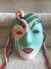 Vandor 1985 Pelzman Designs Japan Flamingo Ceramic Mask Wall Decor Free Shipping