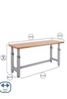 Seville Classics Ultrahd Height Adjustable Workbench 72  W X 25  D X 28 5   -42    H