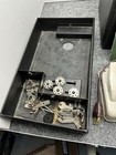 Working 1948 Singer 221 Featherweight Sewing Machine Case   Attachments Ah980349