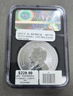 2017 South Africa Silver Krugerrand R1 Ngc Sp70 First Release 1oz 999 Coin