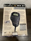 Cobra 75 Wx St Compact Remote Mount Cb Radio 40ch Noaa Weather Black