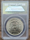 Daniel Carr  - 1964-d Morgan Silver Dollar Token O s  - Die 1 - Anacs Ms67