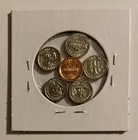   A Little Stash   - Modern Mini U s  Coins Set In Holder  