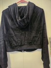 Victoria Secret Zip Up Jacket Size Xs Black
