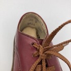 Pied Piper Vintage Children   s Shoes Dark Red Leather With Ventilation Size 3 5 D