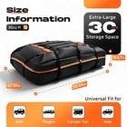 30 Cubic Car Rooftop Cargo Carrier Roof Bag Waterproof For All Top Of Vehicle