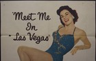1956 Meet Me In Las Vegas One Sheet Movie Poster Cyd Charisse Vintage Original