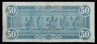 1864  50 Confederate States Of America  Note Richmond Au