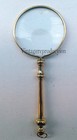 Nautical Vintage Brass Magnifying Glass Table Top Decorative Collectible Gift