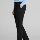 New  90 - 32w X 30l - Tuxedo Pants - Egara Skinny Fit Black Satin Tuxedo Pants