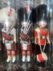 Set Of 7 Vintage Scottish British Uk Kings Guard Sleepy Eyed Dolls Bagpipes