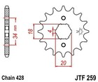 Jt Sprockets - Jtf259 16 - Steel Front Sprocket  16t