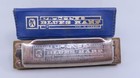 Vintage M hohner  Blues Harp Key Of F Harmonica With Case Made In Germany