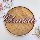 Personalized Wooden Nursery Sign     Custom Name Hand-painted Baby Room Decor