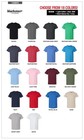 Summer Special  Gildan 12 Lightweight T-shirts Custom Screen Printing 1-color