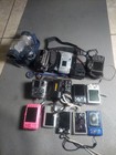 Mixed Camera Lot Sony Nikon Canon Pentax - Untested As-is For Parts Repair