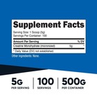 Nutricost Pure Creatine Monohydrate 500 Gram Powder
