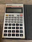 Vintage Sharp El-506a Scientific Calculator With Case Untested No Batteries
