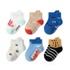 12 Pairs Boy Girl Ankle Socks Non Slip Baby Toddler Kid Cotton Gripper Cotton