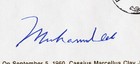   1990 Muhammad Ali Signed Autographed Oversized Cachet Bas Beckett 