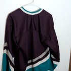 Starter Mighty Ducks Long Sleeve Ice Hockey Jersey Purple teal Polyester M