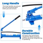 10 Ton Porta Power Hydraulic Jack Kit 1 4m Long Hose Auto Body Frame Repair Tool