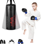 Kids Punching Bag Set  Prefilled Junior Kick Boxing Bag Kit With Gloves   Jum   
