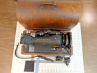 Serviced 1941 Singer 128 Sewing Machine - 3 4 Size -  Bentwood Case W knee Lever