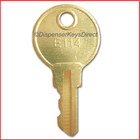 E114 Dispenser Key For Paper Towel  Toilet Tissue Dispensers -  6 pk  