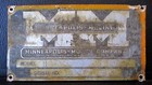 Mm Minneapolis Moline Co  U Tractor Serial Number Plate Id Tag Sign Data Emblem