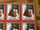 Us Stamp Christmas Seals 10 From 1938 Never Hinged Unused