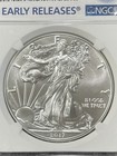2017 American Silver Eagle 1oz  999 Fine Coin  Ngc Ms70 Early Releases Skurqxp97