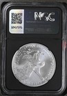 2024  p   1 1-oz Silver Eagle W  Star Privy Ngc Ms70 Fdi Michael Guadioso