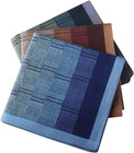 Mens Handkerchiefs Cotton Plaid Hankies Pocket Square Soft Reusable Pack