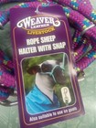 Nwt Weaver Leather Rope Sheep   Goat Halter   Snap  Black  Multicolor  Purple 