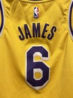 Nba Los Angeles Lakers Basketball Nike Jersey For Kids  6 James Size Small