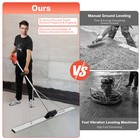 21v Cordless Concrete Vibrators Surface Power Trowel W  59  Screed Blade Rulder