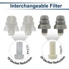 Rave High Fidelity Ear Plugs  Hifi Hearing Protection For Music  Concert  Noise