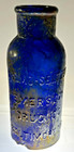 Antique Mixed Cobalt Blue Bromo Seltzer Emerson Drug Co Bottle Lot Baltimore 8pc