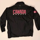 Vintage Ccm Team Canada Hockey Windbreaker Jacket Full Zip Size Men   s Large Rare