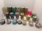 New 3m Scotch Expressions Washi Tape Lot Of 88 Rolls Mixed Variety Glitter Neon